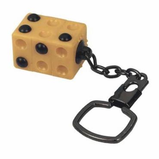 Picture of Braille cube keyring
