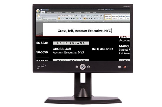 Obrazek TwinView – monitor dla słabowidzących 