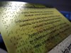 Picture of Braille and tactile signs