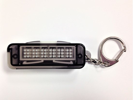 Picture of Braille keyring with stylus