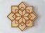 Picture of Podkładka drewniana, grawerowana - ornament rozeta