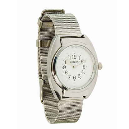 Reizen - brajlowski zegarek z metalową bransoletką